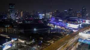 bangkok nocą widok nocy